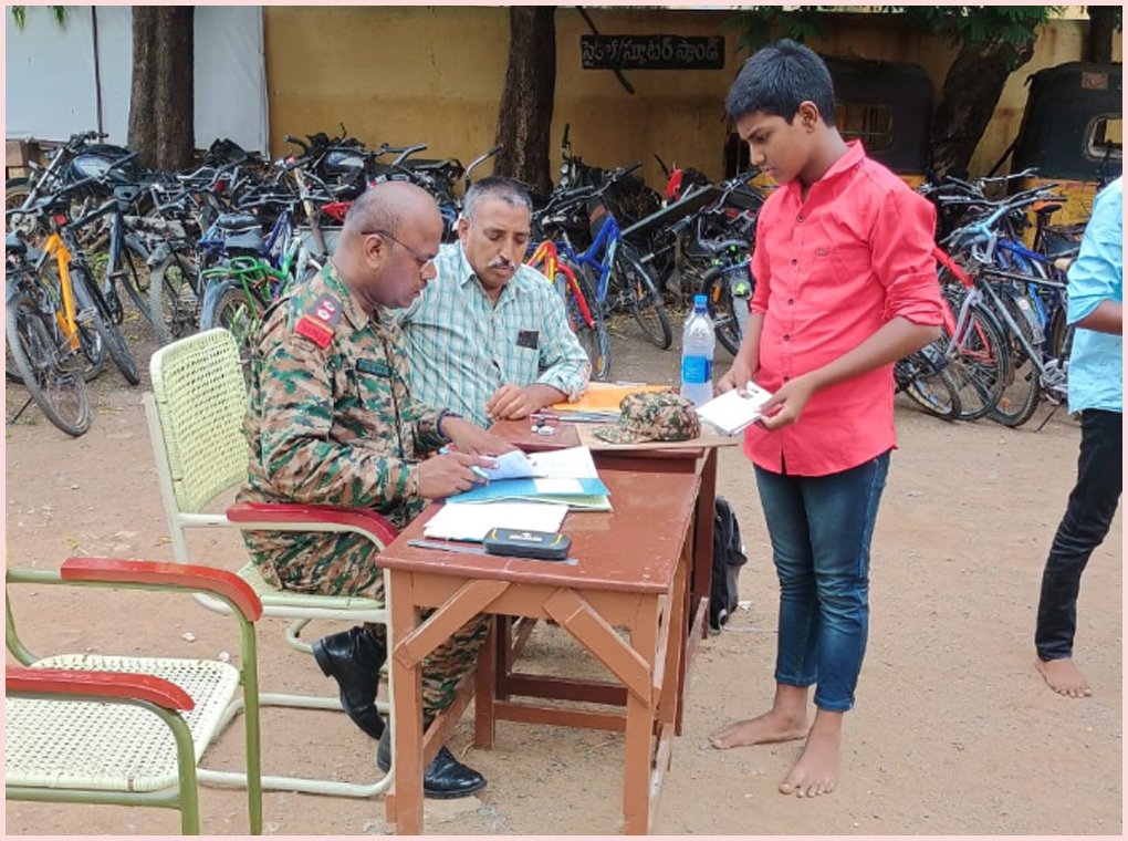 NCC ENROLLEMENT AT OUR SCHOOL